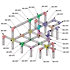 ASX 31 FC Angle structure triangulaire 3 départs 90 degrés pied gauche 0,50m x 0,50m x 0,50m ASD