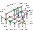 ASX 45 FC Angle structure triangulaire 4 départs 90 degrés vertical/median droit ou gauche 0,742m x 0,50m x 0,50m ASD