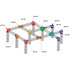ASZ 24 FC Angle structure carrée 2 départs 120 degrés 0,50m x 0,50m ASD
