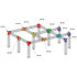 ASC 4051 Angle 5 départs 90 degrés pied 0,60m x 0,81m x 0,81m ASD
