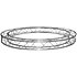 SZC 30400 Cercle structure carrée 300 Diamètre extérieur 4m ASD