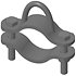 BR 50 Bride pour structure et tube ASD