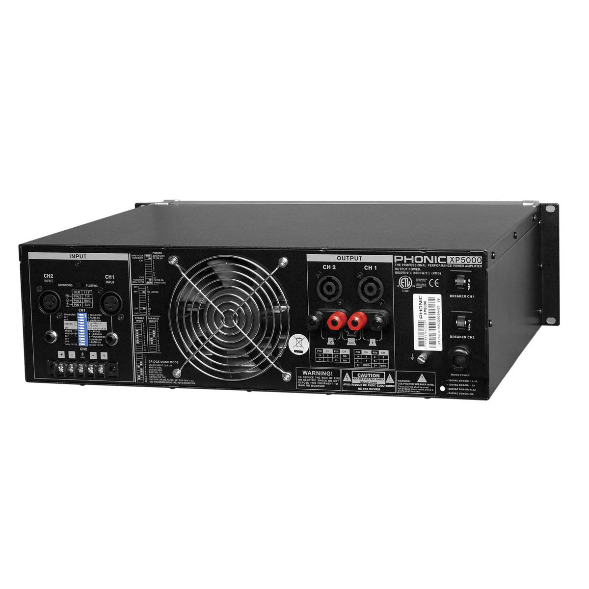 Phonic XP 5000 - Amplificateur sonorisation SonoVente.com