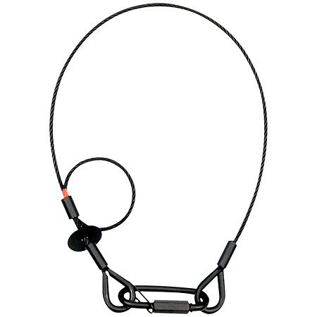 Showgear Safety Cable 4 mm - BGV-C1 Saveking Noir
