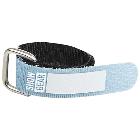 Showgear Attache-câble 120 mm x 10 mm Lot de 10 Bleu