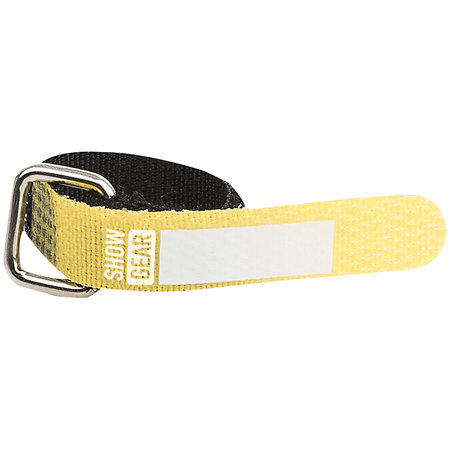 Showgear Attache-câble 120 mm x 10 mm Lot de 10 Jaune