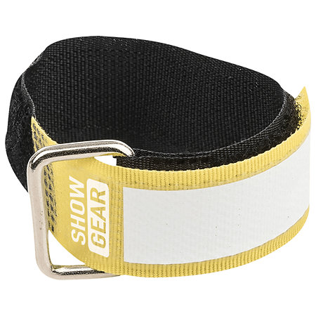 Showgear Attache-câble 200 mm x 20 mm Lot de 10 Jaune
