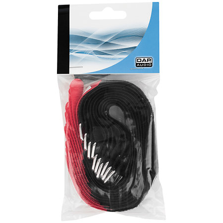 Showgear Attache-câble 300 mm x 20 mm Lot de 10 Rouge