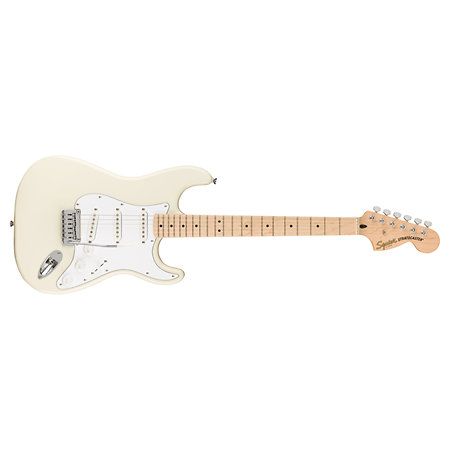 Pack Affinity Stratocaster MN Olympic White + DSL5C Combo + Câble Jack Mâle Mono Squier by FENDER