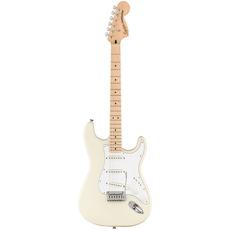 Pack Affinity Stratocaster MN Olympic White + DSL5C Combo + Câble Jack Mâle Mono Squier by FENDER