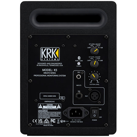 Kreate 5 Scarlett Studio + Supports bas (La paire) Krk