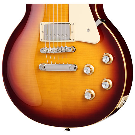 Pack Les Paul Standard 60s Figured Iced Tea Burst + Housse + DSL5C Combo + Câble Jack Mâle Mono Epiphone