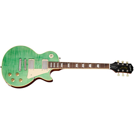 Pack Les Paul Standard 50s Figured Seafoam Green + Housse + DSL5C Combo + Câble Jack Mâle Mono Epiphone