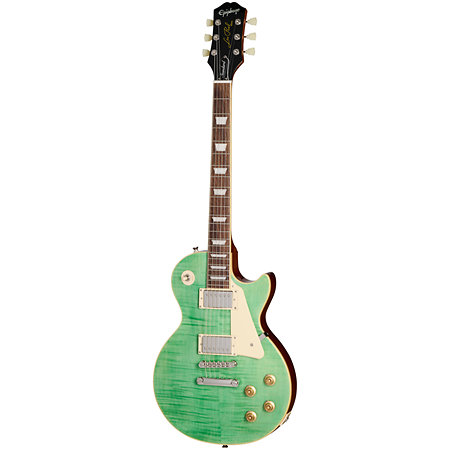 Pack Les Paul Standard 50s Figured Seafoam Green + Housse + DSL5C Combo + Câble Jack Mâle Mono Epiphone