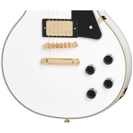 Pack Les Paul Custom Alpine White + Housse + DSL5C Combo + Câble Jack Mâle Mono Epiphone