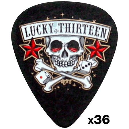 Dunlop L11R73 Lucky 13 Skull Dice 0,73 mm Sachet de 36