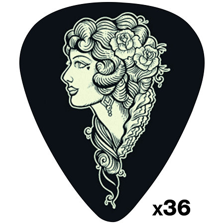 Dunlop L17R60 Lucky 13 VoodooQueen 0,60 mm Sachet de 36
