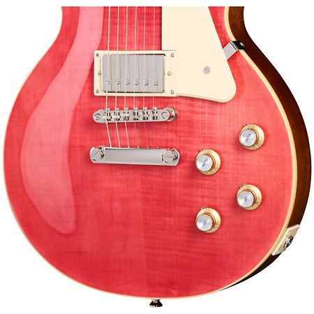 Pack Les Paul Standard 60s Figured Fuchsia + Housse + DSL5C Combo + Câble Jack Mâle Mono Epiphone