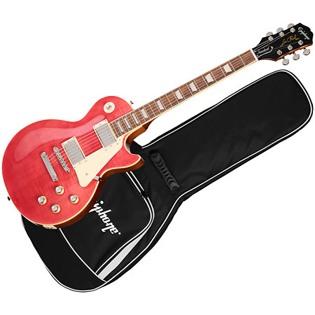 Pack Les Paul Standard 60s Figured Fuchsia + Housse + DSL5C Combo + Câble Jack Mâle Mono Epiphone