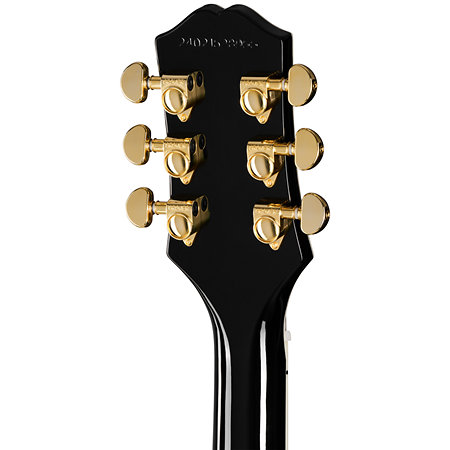 Pack Les Paul Custom Ebony + Housse + DSL5C Combo + Câble Jack Mâle Mono Epiphone