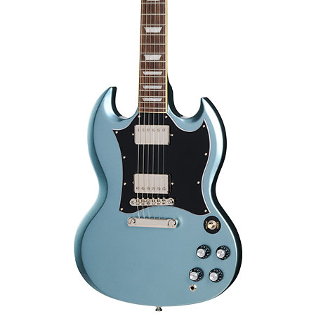 Pack SG Standard Pelham Blue + Housse + DSL5C Combo + Câble Jack Mâle Mono Epiphone