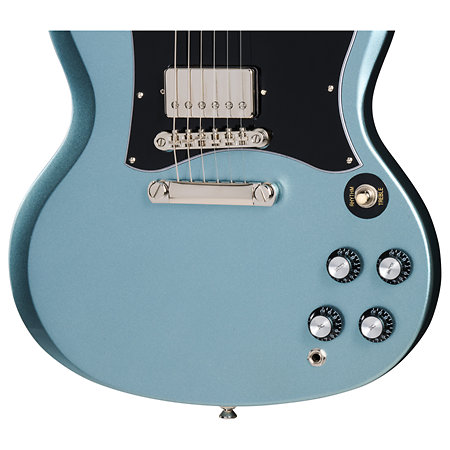 Pack SG Standard Pelham Blue + Housse + DSL5C Combo + Câble Jack Mâle Mono Epiphone