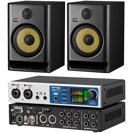 Pack Fireface UCX II + Enceinte Rokit RP8 G5 (la paire) Rme