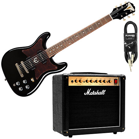 Pack Wilshire P-90s Ebony + DSL5C Combo + Câble Jack Mâle Mono Epiphone