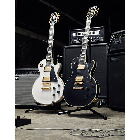 Pack Les Paul Custom Alpine White Inspired By Gibson Custom + DSL5C Combo + Câble Jack Mâle Mono Epiphone
