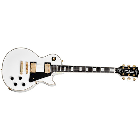 Pack Les Paul Custom Alpine White Inspired By Gibson Custom + DSL5C Combo + Câble Jack Mâle Mono Epiphone