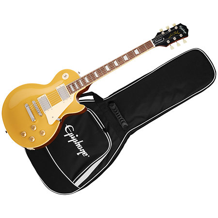 Pack Les Paul Standard 50s Goldtop + Housse + DSL5C Combo + Câble Jack Mâle Mono Epiphone