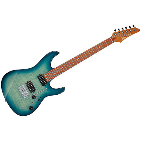 Pack AZ24S1F-TXB Standard Transparent Turquoise Burst + DSL5C Combo + Câble Jack Mâle Mono Ibanez