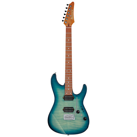 Pack AZ24S1F-TXB Standard Transparent Turquoise Burst + DSL5C Combo + Câble Jack Mâle Mono Ibanez