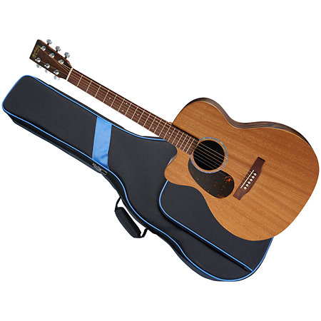 OMC-X2E Ziricote Special Gaucher + Housse Martin Guitars