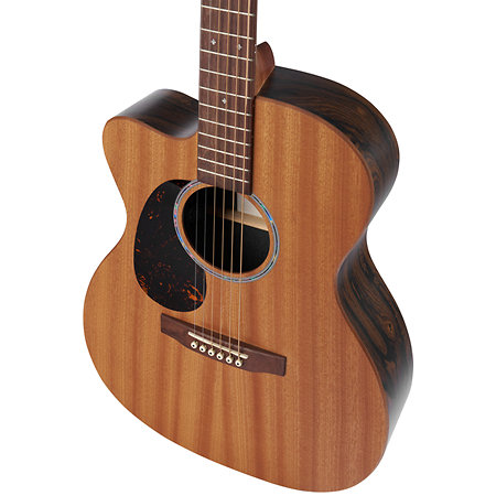 OMC-X2E Ziricote Special Gaucher + Housse Martin Guitars