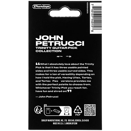PVP124 Petrucci Trinity Variety Pack de 6 Dunlop