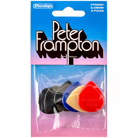 PF599P Peter Frampton Vintage Jazz Teardrop Sachet de 6 Dunlop