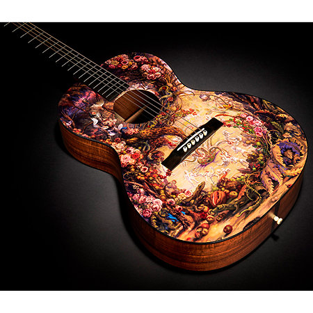 00L Oliver L Julie Heffernan LTD Gaucher + Housse Martin Guitars