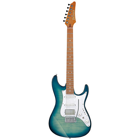 Pack AZ22S1F-TXB Standard Transparent Turquoise Burst + DSL5C Combo + Câble Jack Mâle Mono Ibanez