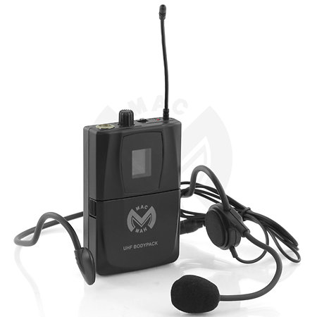 Pack UHF 200 M + Micro serre-tête (la paire) Mac Mah