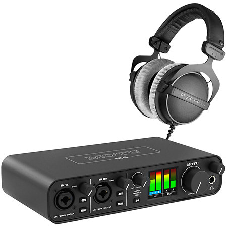 Motu Pack M4 + Casque DT 770 PRO 250