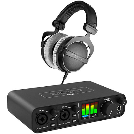 Motu Pack M2 + Casque DT 770 Pro 80