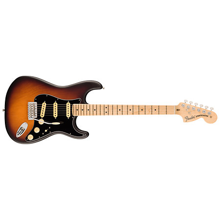 Pack American Performer Timber Pine Stratocaster LTD MN 2-Color Sunburst + housse + Tone Master Pro + Câble Jack Mâle Mono Fender