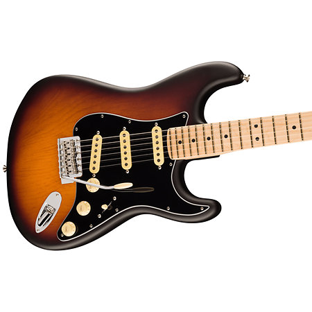Pack American Performer Timber Pine Stratocaster LTD MN 2-Color Sunburst + housse + Tone Master Pro + Câble Jack Mâle Mono Fender