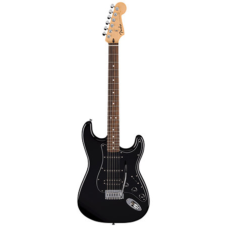Pack Standard Stratocaster HSS LRL Black + Tone Master Pro + Câble Jack Mâle Fender