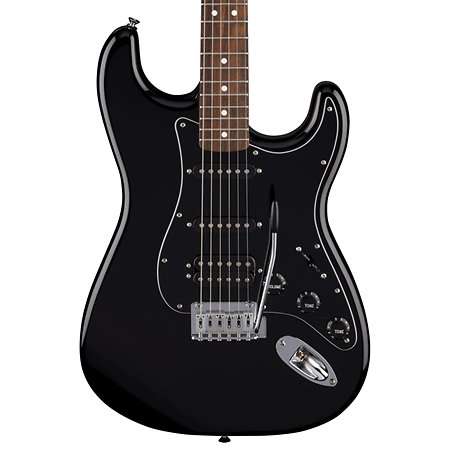 Pack Standard Stratocaster HSS LRL Black + Tone Master Pro + Câble Jack Mâle Fender