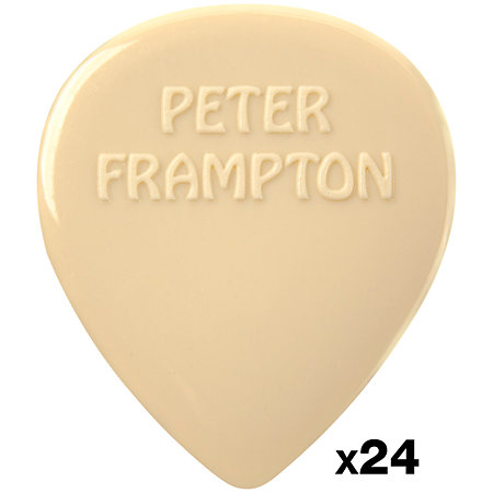 Dunlop PF599RW Peter Frampton Vintage Jazz Teardrop Sachet de 24