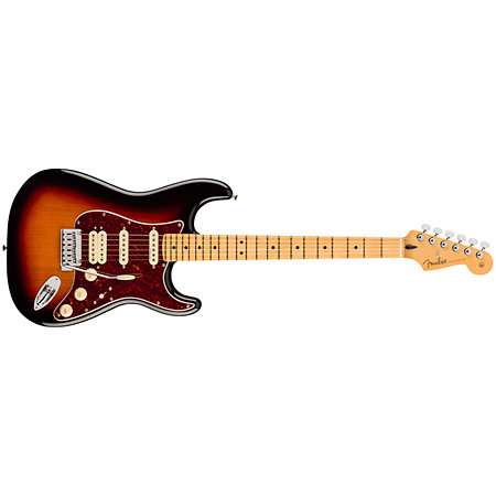 Pack Player II Modified Stratocaster HSS Maple 3-Color Sunburst + Tone Master Pro + Câble Jack Mâle Fender