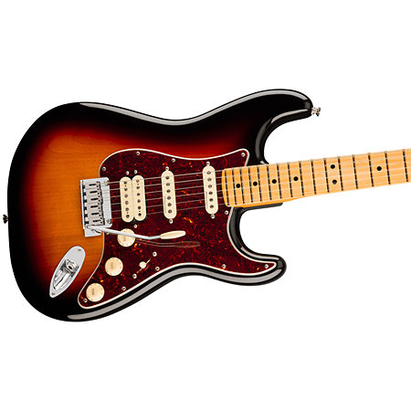 Pack Player II Modified Stratocaster HSS Maple 3-Color Sunburst + Tone Master Pro + Câble Jack Mâle Fender
