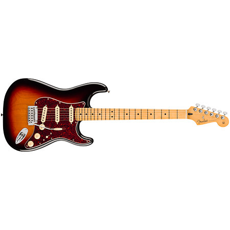 Pack Player II Modified Stratocaster Maple 3-Color Sunburst + Tone Master Pro + Câble Jack Mâle Fender